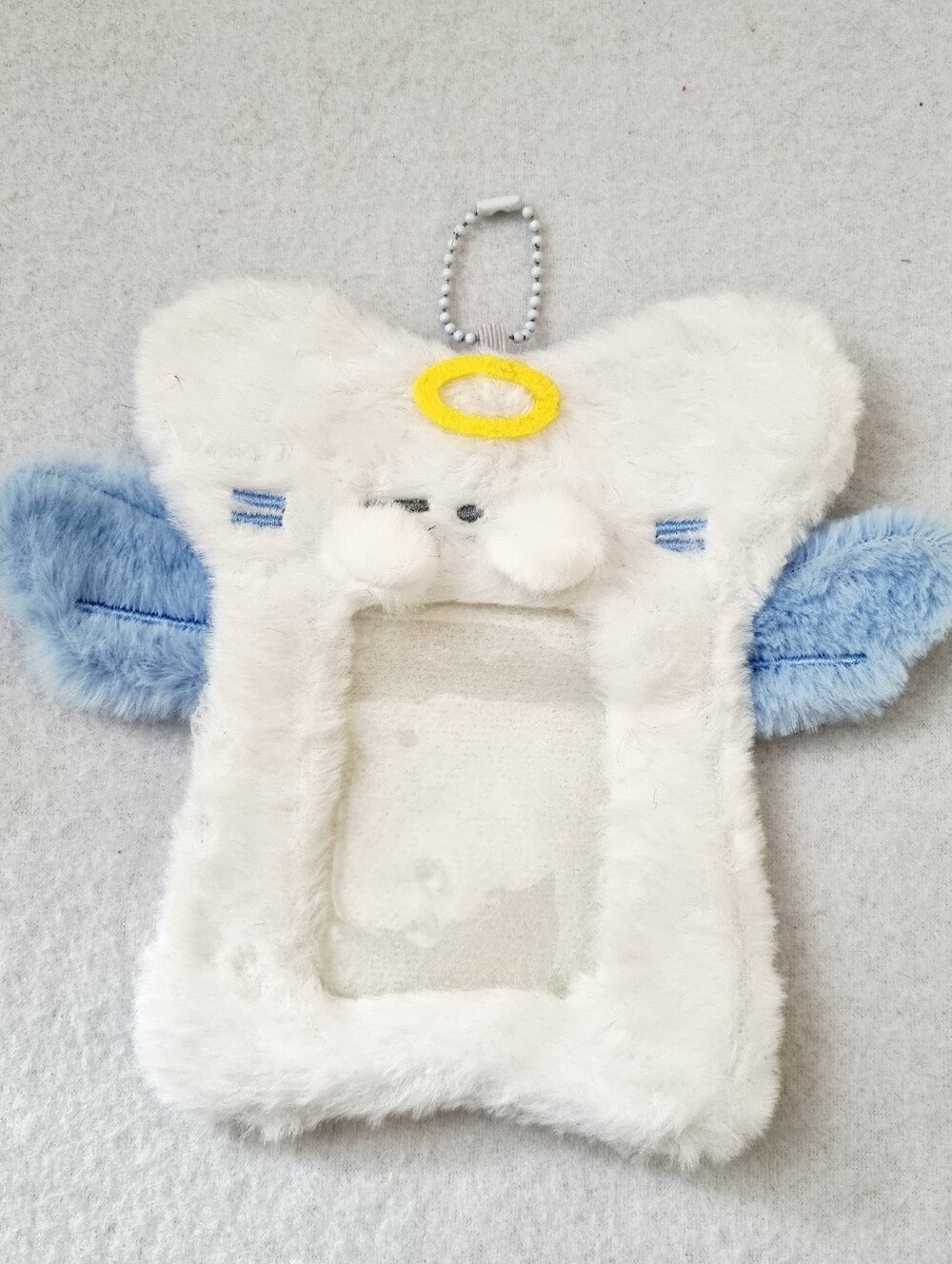 Angle Bear Kpop Fluffy Plushy Photocard Holder ID card holder
